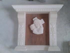 altare con Cristo - arte pietra snc