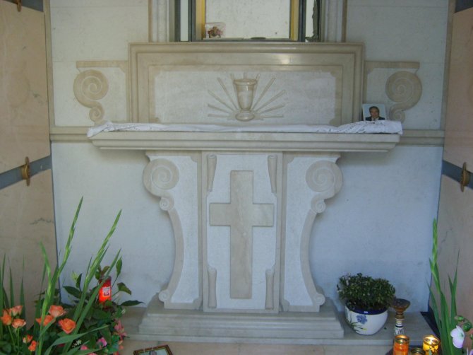 altarino per cappella - arte pietra snc